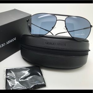 Giorgio Armani Sunglasses Gray and Black GA916/S